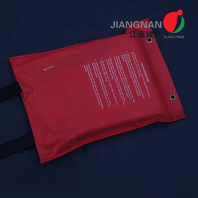 सफेद आग कंबल 1.2*1.2 मीटर नरम बैग या हार्ड बॉक्स आग प्रतिरोधी कंबल में पैक किया गया