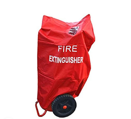 116 * 72 सेमी आकार के साथ 50 किलो ट्रॉली प्रकार बुझाने वाले के लिए अग्निशामक कवर: