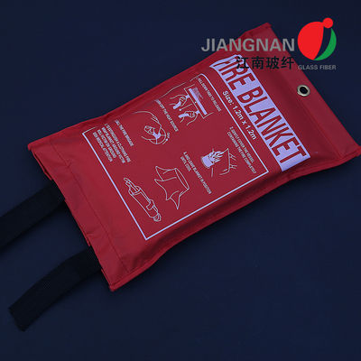 सुपरमार्केट शीसे रेशा आग Retardant कंबल सिलिकॉन कोटिंग