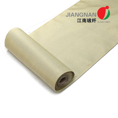 0.6 मिमी मोटाई उच्च तापमान शीसे रेशा कपड़ा Vermiculite Pelhamite लेपित